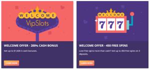 VipSlots Casino bonos