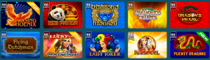 GrandX Online Casino tipos de juego