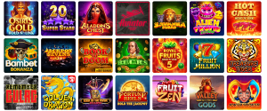 Bambet Casino tipos de juego