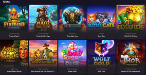 Lucky Fox Casino Online tipos de juego